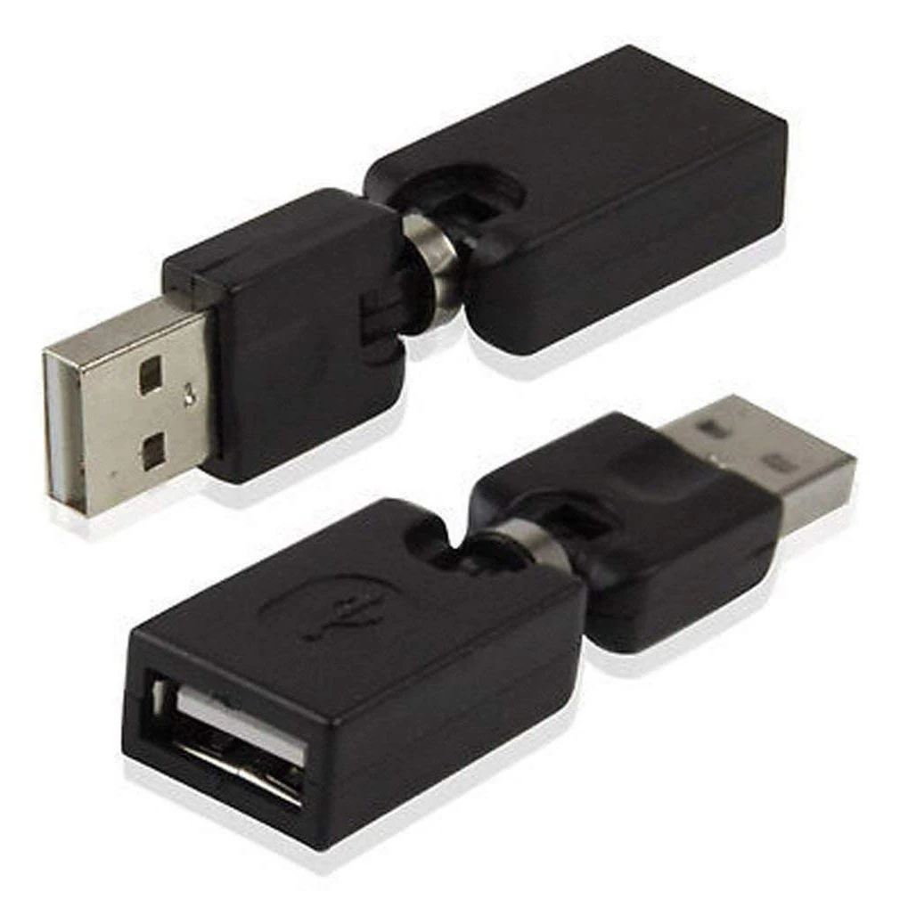 Вращающийся и Поворотный Переходник USB 2 0 типа A с разъемом для разъема углом