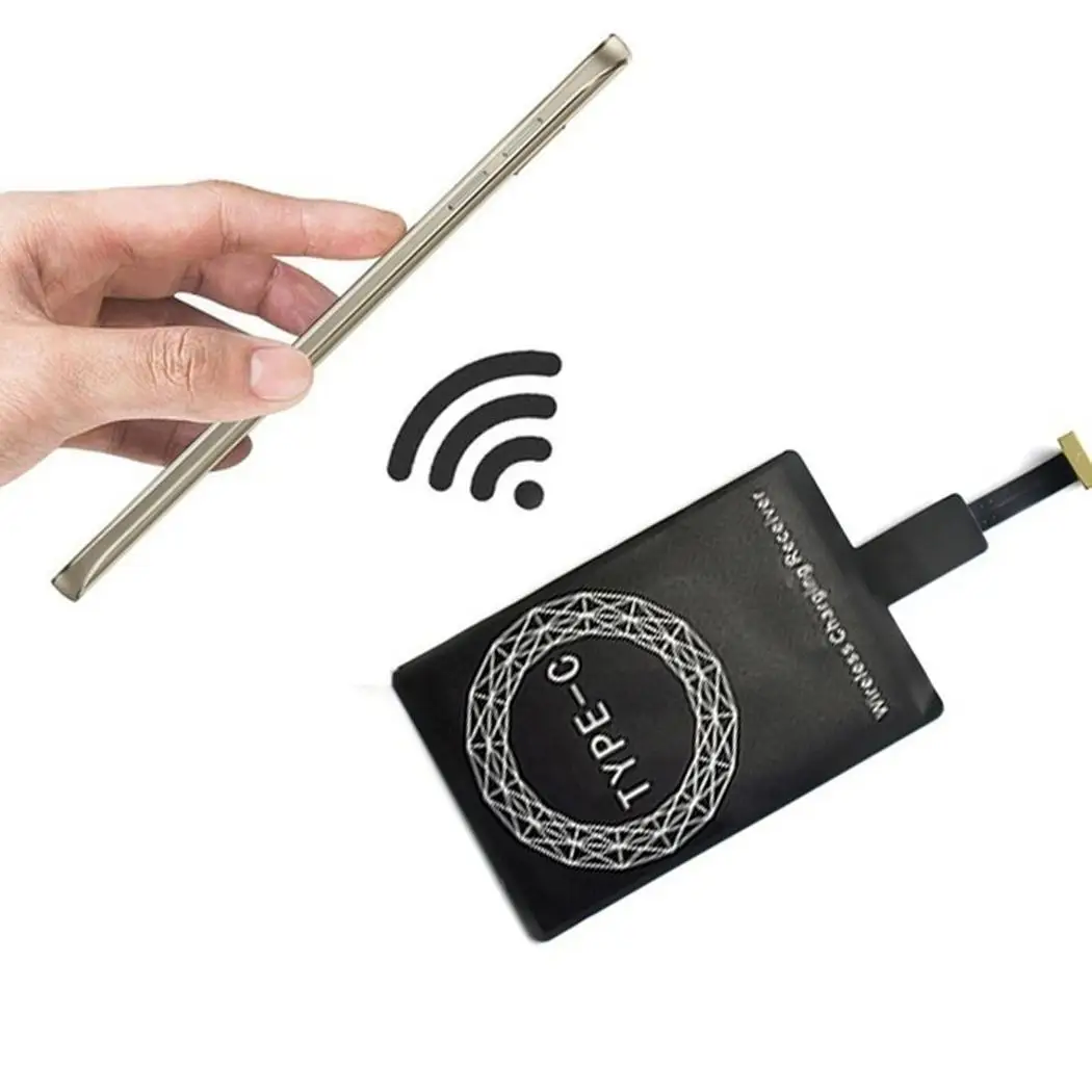 Portable Wireless Charging Receiver Charger Kit Pad For Type Anywhere You Need C Mobile Black Phone | Мобильные телефоны и