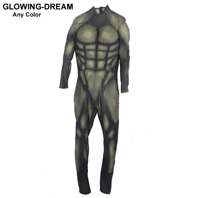 

High Quality New Green Muscle Suit Custom Made Any Color