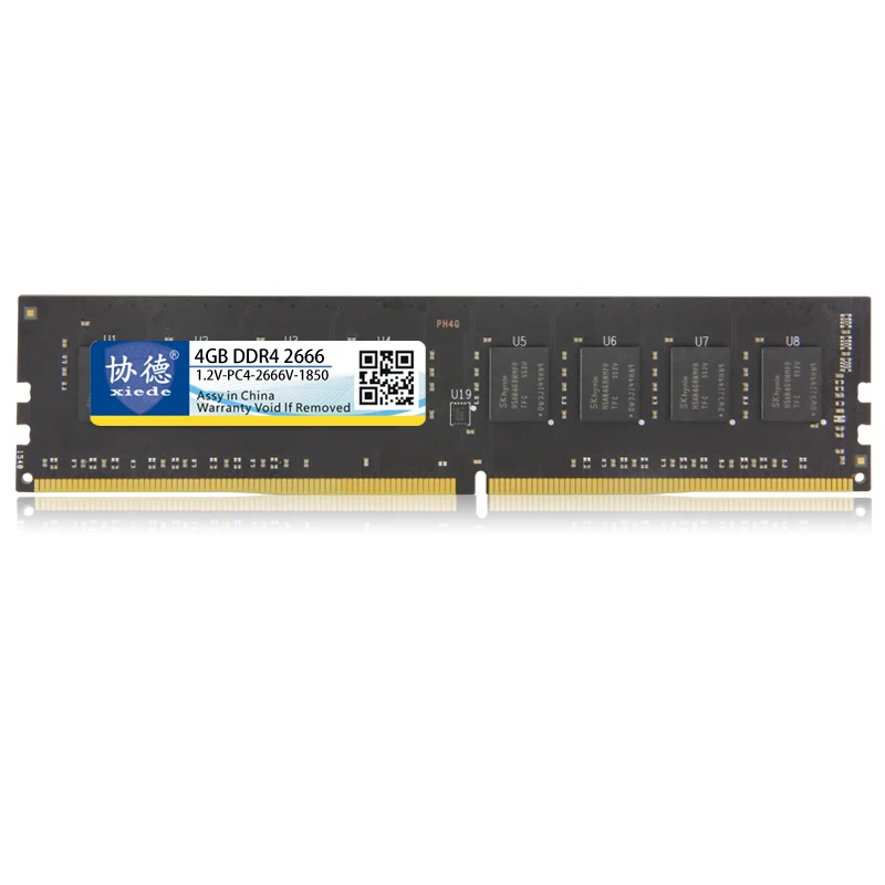 Xiede настольный компьютер оперативная память модуль DDR4 2666 PC4-2666V 288Pin DIMM МГц для