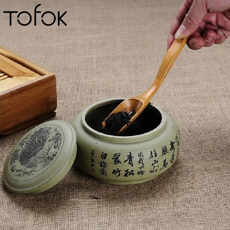 

Tofok Tea Spoon Honey Sauce Sugar Wood Coffee Stirring Scoop Tea Shovel Mixing Stick Dipper Spade Tableware Kitchen Accessories