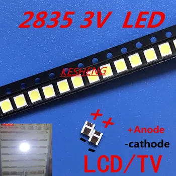 

4000PCS/Applicable to LED backlight high power LED 1.5W 3V 1210 3528 2835 131LM cool white backlit LCD TV