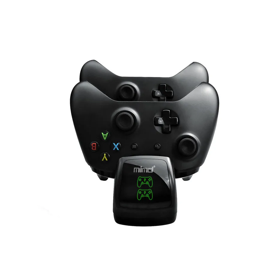 With 2 rechargeable battery pack screens to display the charging status Gamepad charger dock for Xbox One / One S / One X With 2 rechargeable battery pack screens to display the charging status Gamepad charger dock for Xbox One / One S / One X