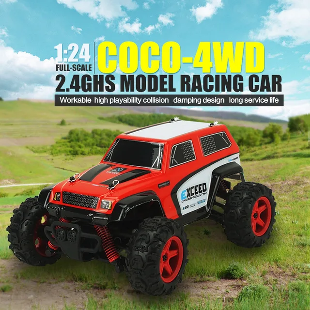 2019 Hot Sales Original SUBOTECH BG1510D 1 : 24 2.4GHz Full Scale High Speed 4WD Off Road Racer Truck Car Model Off-Road Vehicle