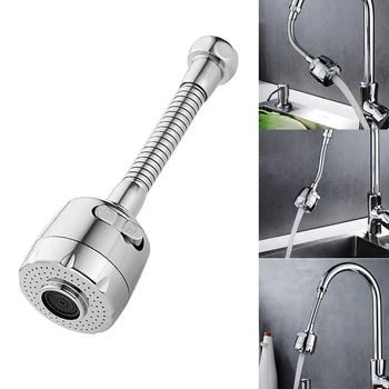 

16.5/7.5cm Faucet Water Bubbler Saving Tap Aerator Diffuser Faucet Filter Filter Nozzle Connector Adapter 360 Rotatable
