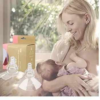 

Silicone Nipple Protective Cover Triangular Petal Shaped Breast Pad For New Mother