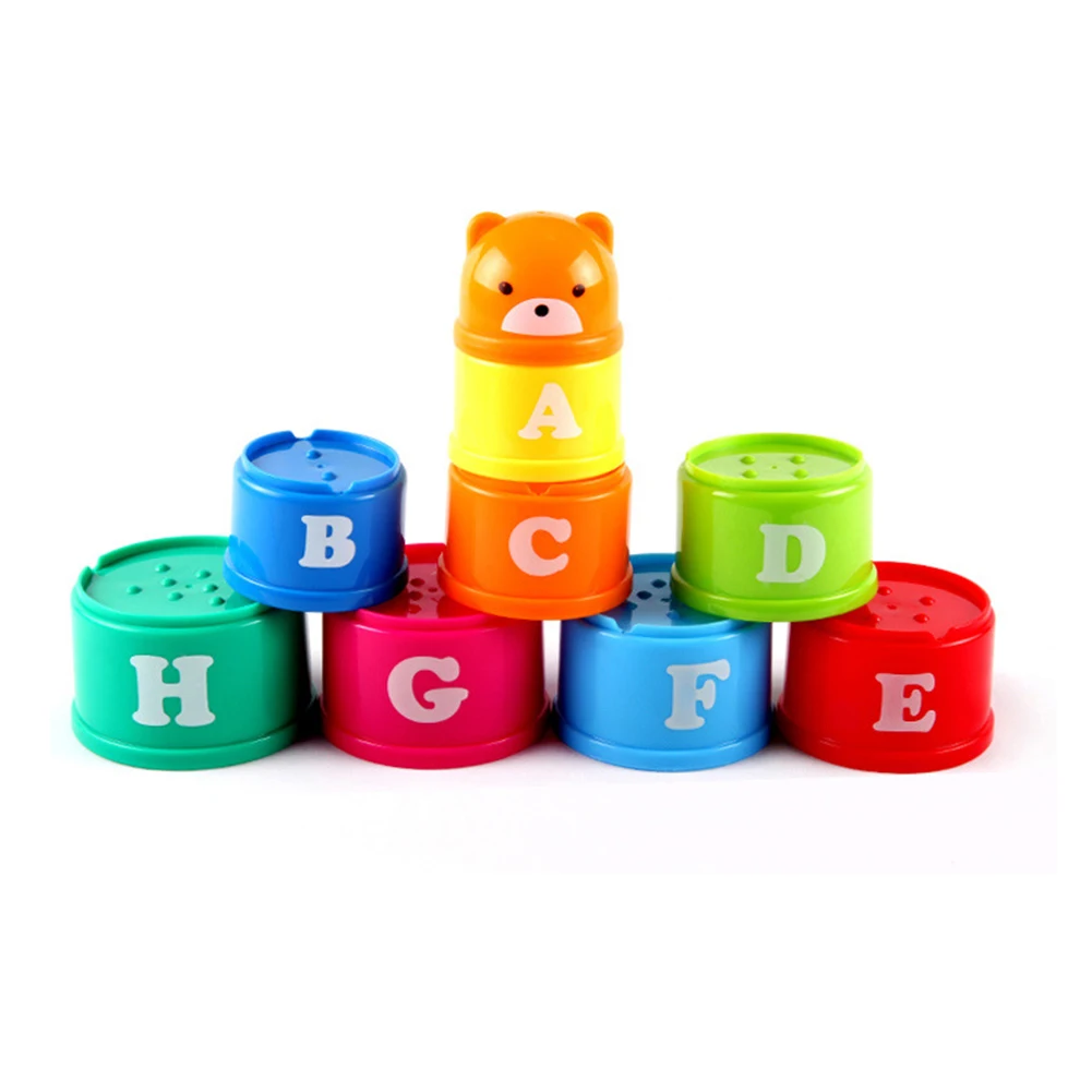 Intelligence Stacking up Rainbow Cups Tower Boys Girls Bath Toys Figures Letters Folding Towers For Birthday Christmas Gift Intelligence Stacking up Rainbow Cups Tower Boys Girls Bath Toys Figures Letters Folding Towers For Birthday Christmas Gift