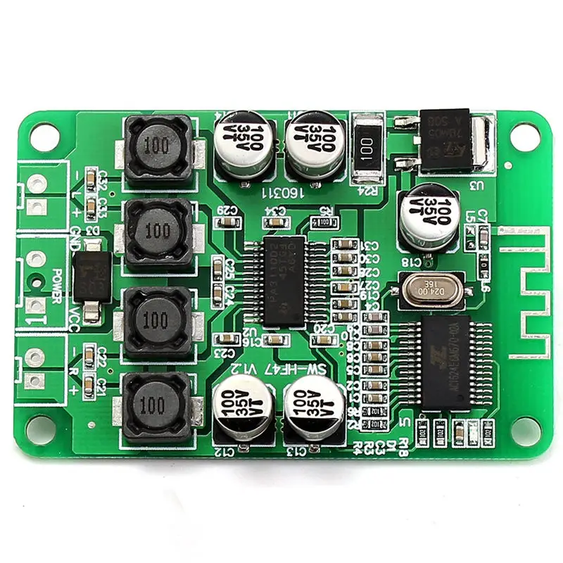 LEORY 2*15 Вт TPA3110 двухканальный bluetooth аудио усилитель мощности плата для 4/6/8/10 Ом
