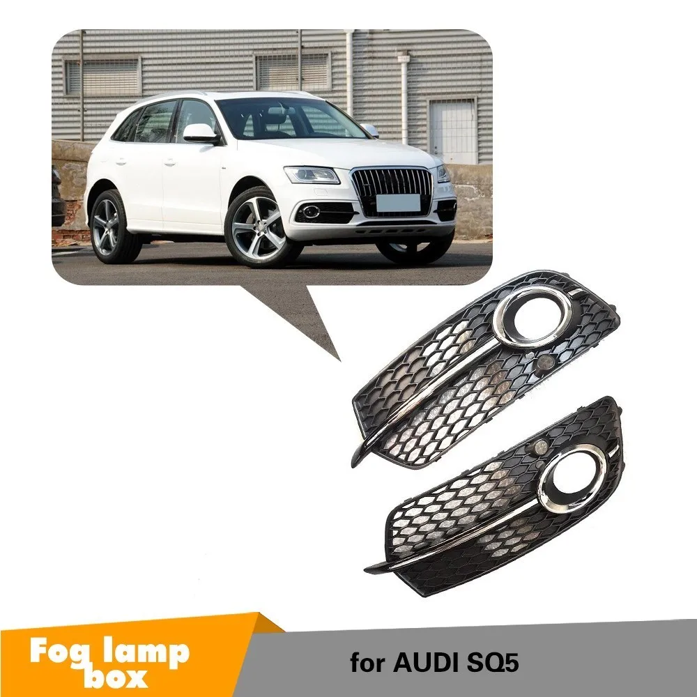 Передний бампер противотуманный светильник чехлы для Audi Q5 S Line SQ5 Sport ABS