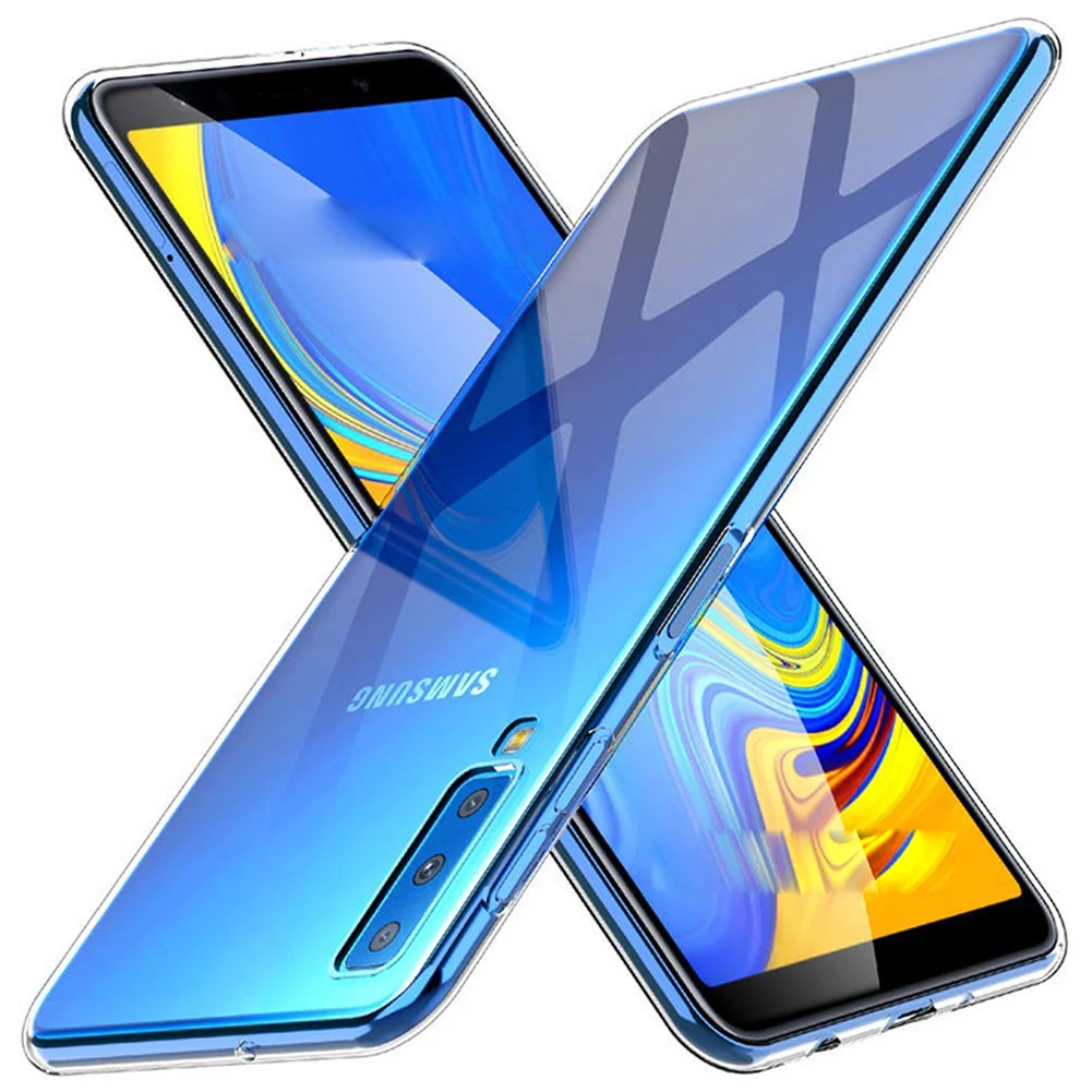 Для Samsung Galaxy A7 2018 A750 ультра Оптовая Продажа партия Тонкий 0 2 мм прозрачный