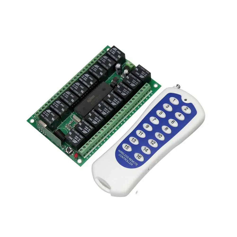 

LeadingStar 12V Wireless Smart Remote Control Momentary Light Switch Receiver with Transmitter