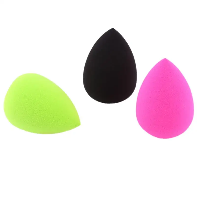 3 шт. Профессиональный Косметический Макияж Блендер основа для макияжа слоеные многоцветные губки пудра для лица BB Кремовые румяна Смешивание Косметические затяжки