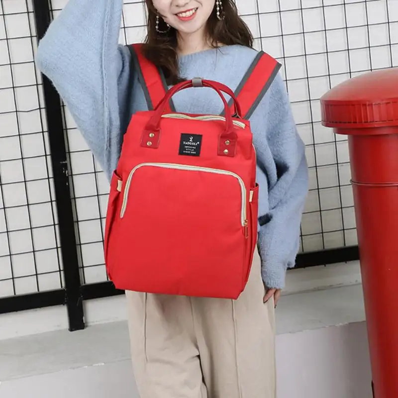 

Waterproof Mummy Maternity Nappy Bag Big Baby Nappy Nursing Bag Travel Backpack Large Capacity Baby Bag Baby Care Nappy Backpack