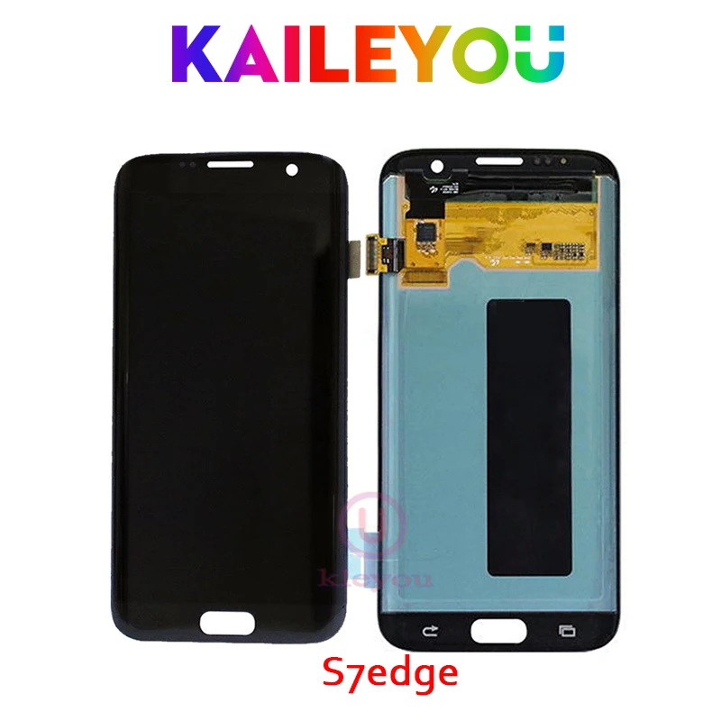 Для samsung GALAXY S7 EDGE G935 G935F ЖК-дисплей с сенсорным экраном дигитайзер 5 &quotдля Edge lcd