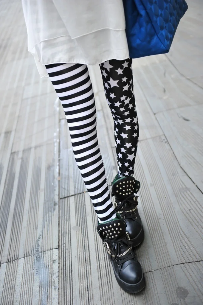 Leggings Hot Sell Women's Skull&flower Black Leggings