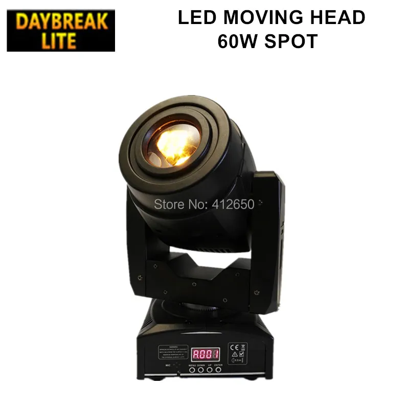 

60w led moving head spot light MINI stage gobo lighting DMX512 with color wheel gobo wheel