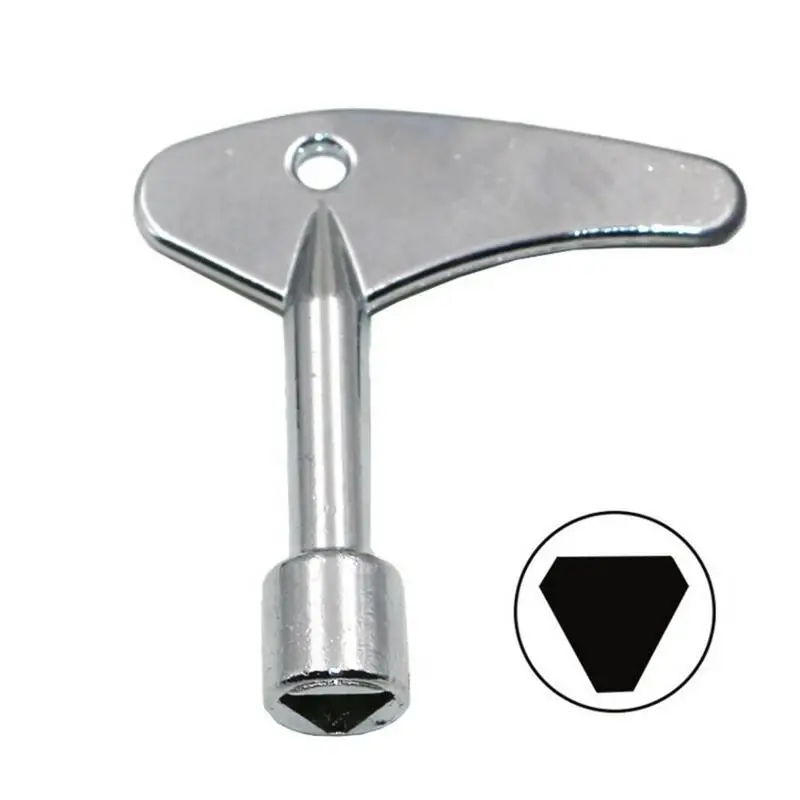 

1pc Single Inner Triangular Key Elevator Key Subway High-Speed Rail Inner Triangle Water Meter Valve Key Wrench