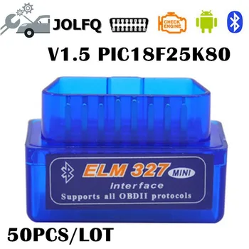 

Factory price!!Top Qiality PIC18F25K80 mini ELM327 Bluetooth V1.5 Auto Code Reader 1.5 MINI ELM 327 Works ON Android Symbian