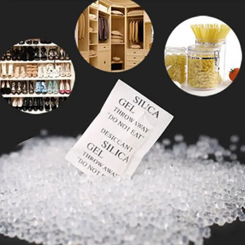 200 Packages Silica Gel Non Toxic Desiccant Damp Humidifier Damp Absorb
