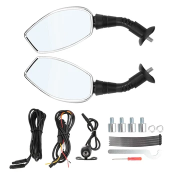 

1080P Dual Lens LCD Display 3-inch Motorcycle Driving DVR Recorder Electric/Bicycle DVR Motorcycle Accessories View Mirror