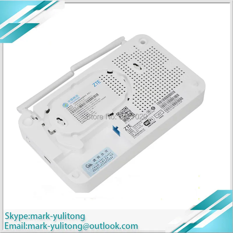 Новый ZTE ZXHN F673A V2 GPON ONU беспроводной ONT маршрутизатор 4GE 1tel 2 4G WIFI