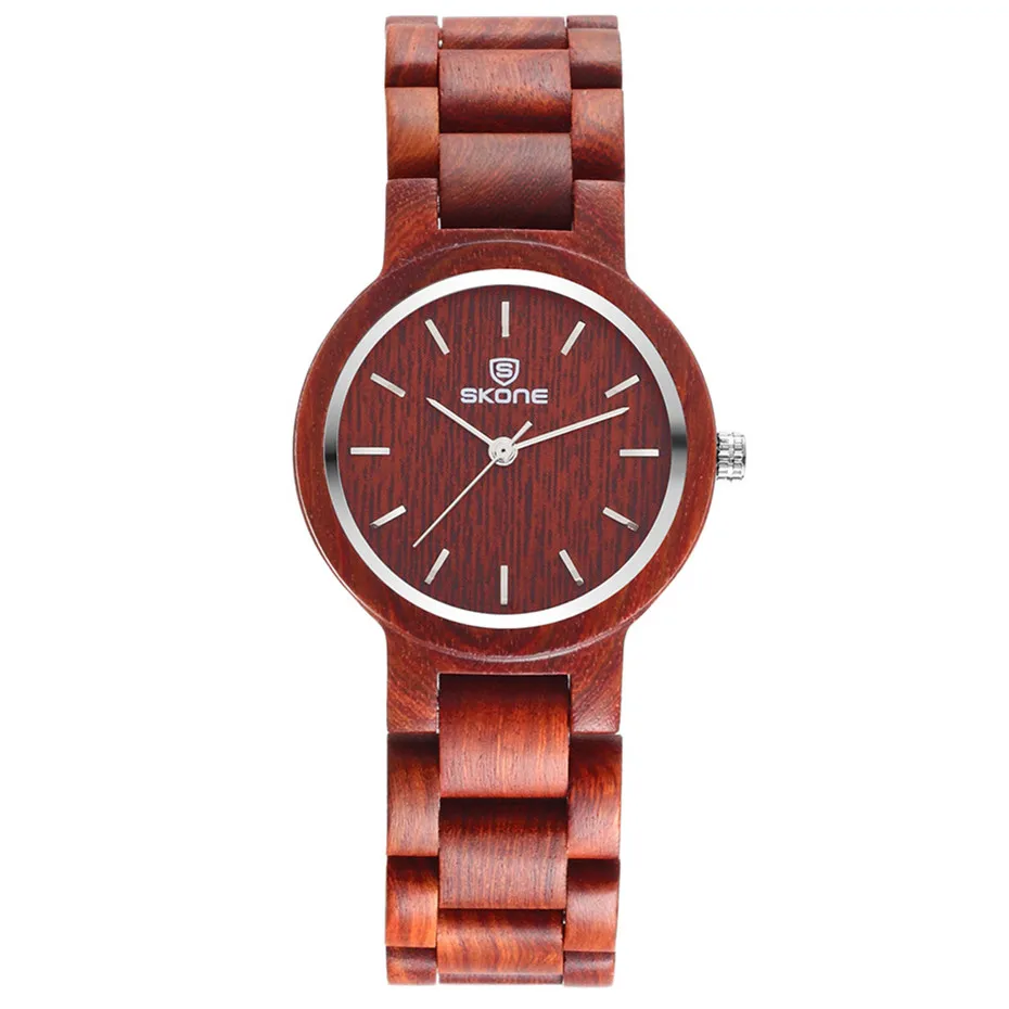 

Wood Women Watch Quartz Wooden Bangle Strap Watch Women's Wristwatch reloj de mujeres New 2018 Simple Fashion Cuff Clock reloj