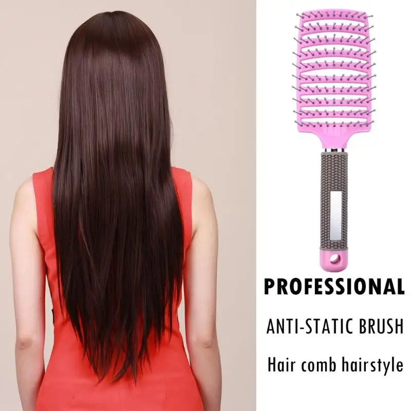 Professional Combs Nylon Tangle Hair Brush Round Detangle Hair Comb Brush Hairdresser Wet Curly Detangle Hairbrush Hot Sale Professional Combs Nylon Tangle Hair Brush Round Detangle Hair Comb Brush Hairdresser Wet Curly Detangle Hairbrush Hot Sale