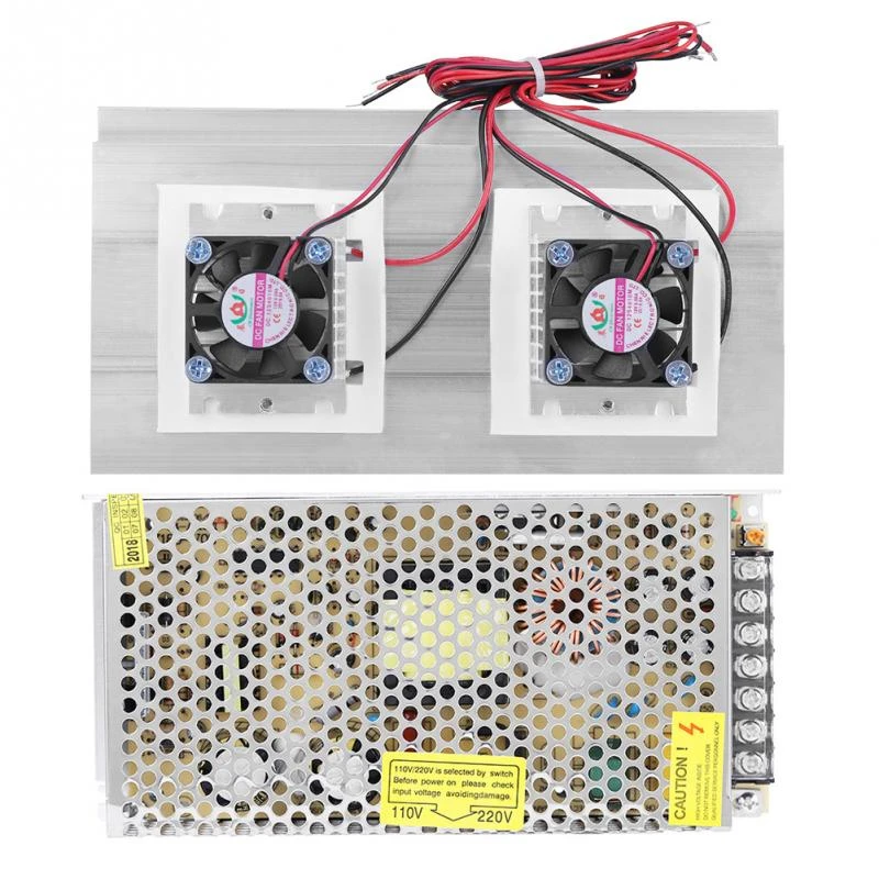 2v Dual Core Semiconductor Refrigeration Cooler Diy Air Cooling Device Power Supply Eu Plug Hot Air Conditioner Parts Aliexpress