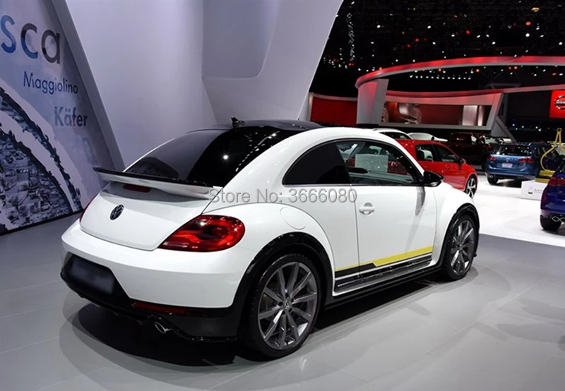 Для Volkswagen Beetle GSR/G20 2013 ABS пластик Неокрашенный праймер цвет задний спойлер багажник крыло губы крышка багажника