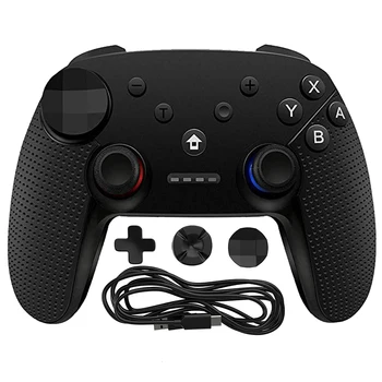 

Flash sale Wireless Game Controller for Nintend Game Controller Switch Joystick with Rubber Handle Black