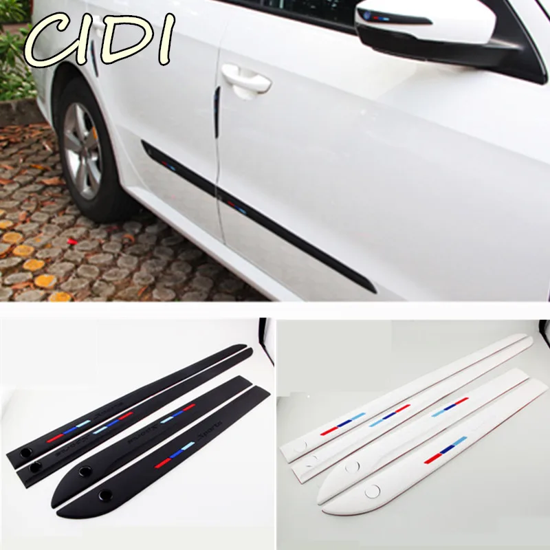 

Car-styling 4pcs High Quality Brand New Side Doors Rubber Bumper Protector Guard Scratch Sticker Trim For Mazda 3 ATENZA Vehicle
