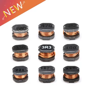 

100pcs CD32 SMD Power Inductor Assortment Kit 2.2UH-220UH Chip Inductors High Quality CD32 Wire Wound Chip