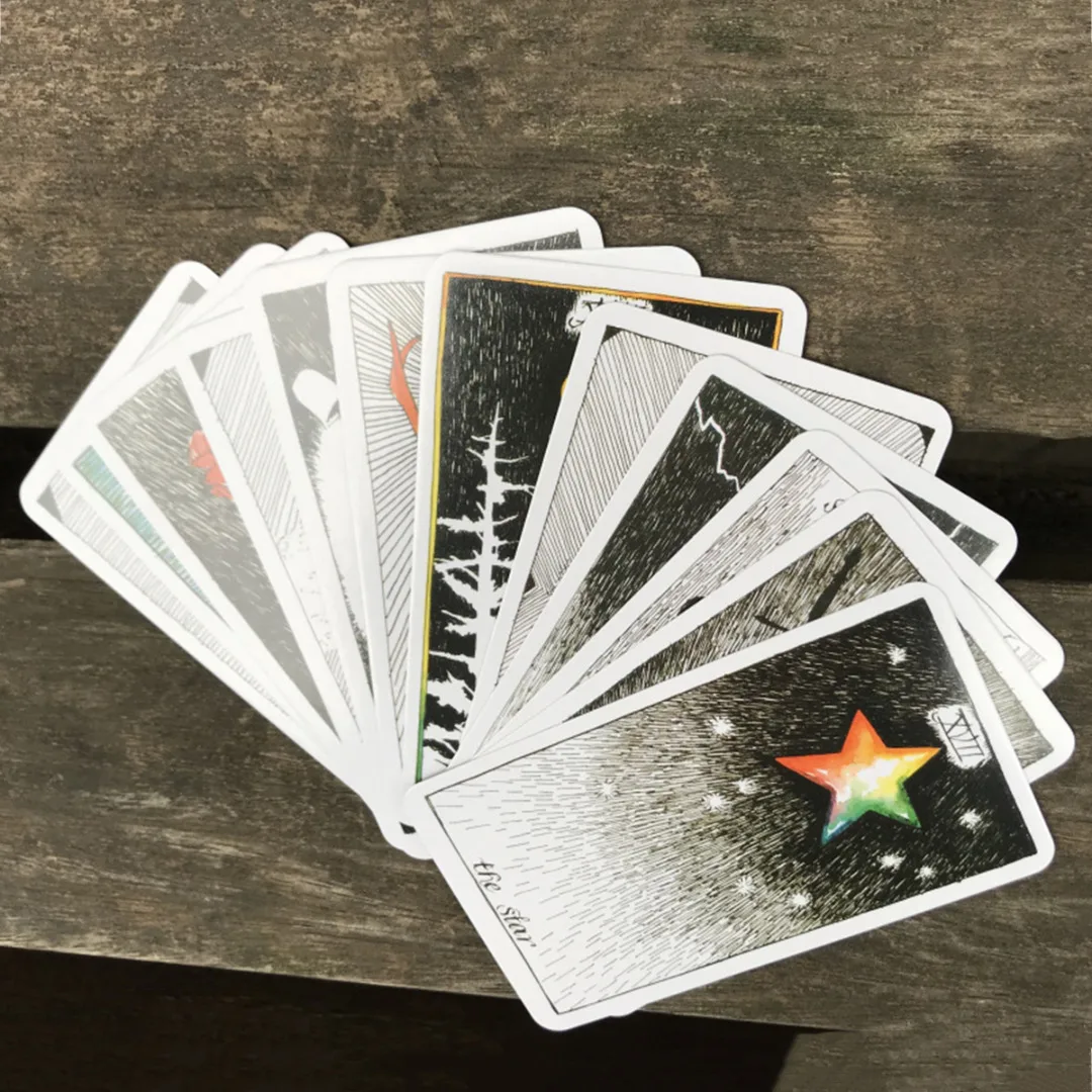 

78Pcs/Set The Wild Unknown Tarot Deck Card Rider-Waite Fortune Telling Cards For Card Game Tool Parts New