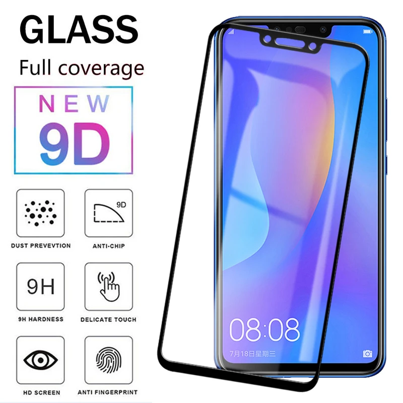 

9D Curved Tempered Glass For honor 8A 8S 8X case Screen Protector For Huawei honor 10i 20i 8 9 lite 7A pro Protective Glass Film