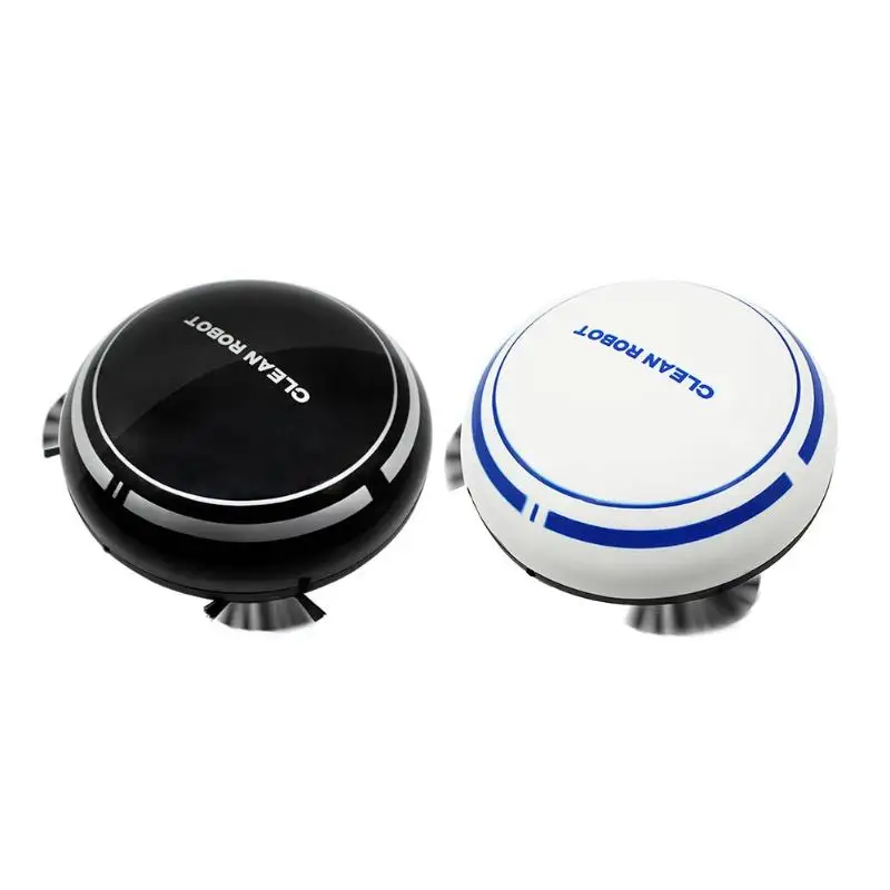 2 In 1 USB Rechargeable Floor Sweeping Robot Dust Catcher Intelligent Auto-Induction Floor Sweeping Robot Vacuum Cleaning Mop