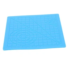 3D Ручка коврик силиконовый дизайнерский коврик комплект с 2 силиконовыми наперстки, 3D печать Ручка коврик с базовым шаблоном, инструменты для рисования 3D Ручка