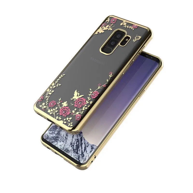 Цветок чехол для samsung Galaxy Note 9 8 S9 S8 плюс A6 A8+ плюс J4 J6 J8 J3 J3 J5 J7 J4 J6 S6 S7 покрытие края TPU Защитный чехол