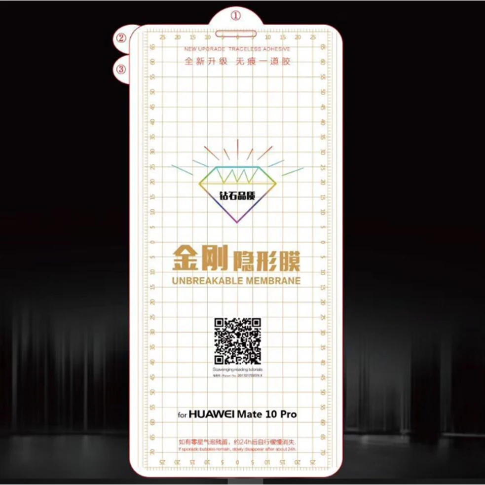 

2x Unbreakable Membrane Full Cover Screen Protector for Huawei P20 P30 Mate 20 Pro Lite Nova 4 3 3i V20 Soft Hydrogel Nano Fillm
