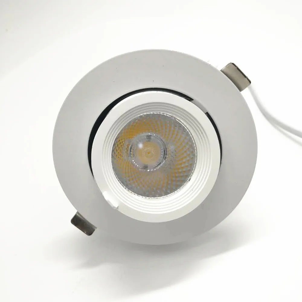 7 Вт 12 Вт 20 Вт 30 Вт потолочный светодиодный светильник Точечный свет 360 градусов AC85-260V вращение спальни кухни внутреннего освещения с водителем