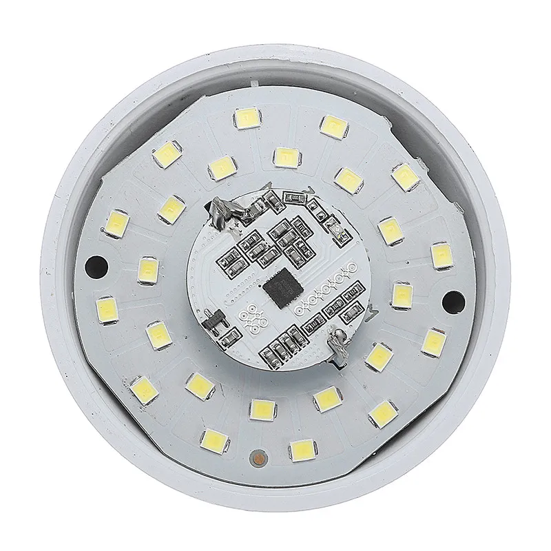 CLAITE AC220V E27 9 W 24leds чистый белый в виде радара сенсорный светильник лампа