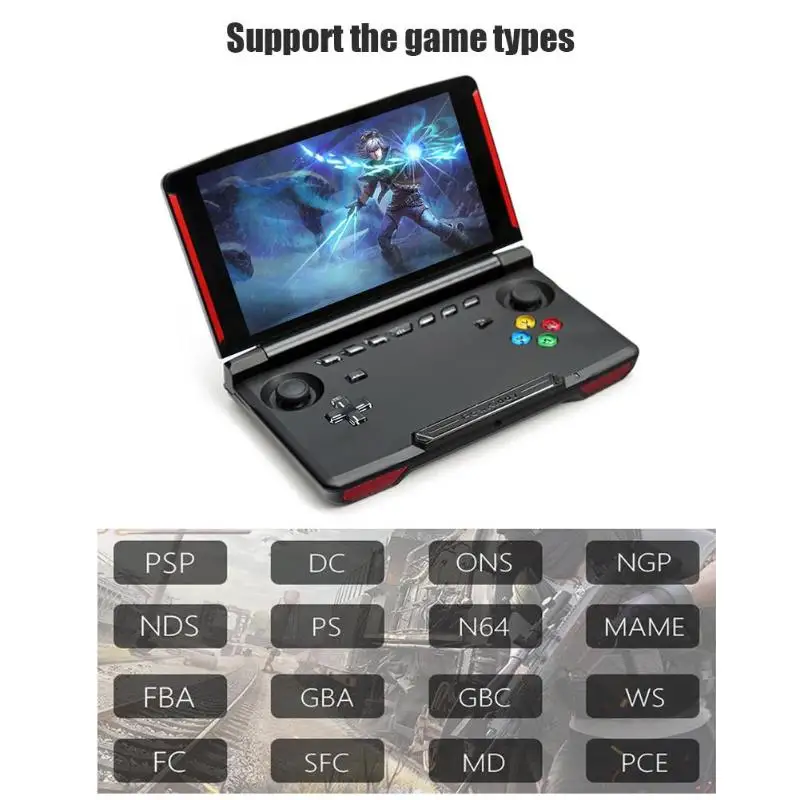 X18 Andriod портативная игровая консоль 5 дюймов четырехъядерный 2G + 16G игровой плеер