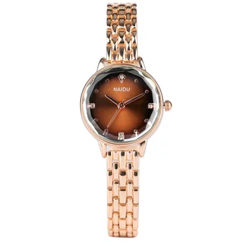 

Fashion Rhinestone Quartz Watch Movement for Woman Round Shape Bangle Watch Best GIft Bracelet Wristwatch for Girl