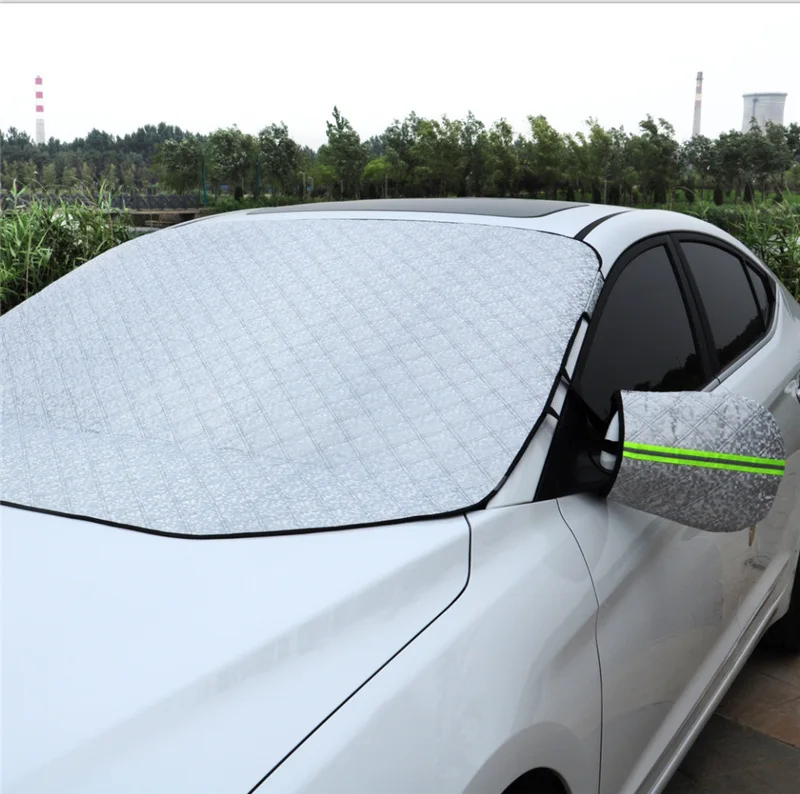 Car front windshield clothing half cover winter thickening snow anti