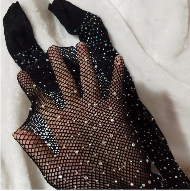 Girls Rhinestone Mesh Fishnet Pantyhose Tights Stockings Children kids baby girl Summer children tights fishnet socks