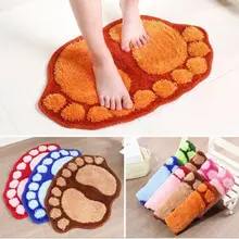 Милый коврик для двери с медвежьими лапами, коврик для дома, спальни, ванной комнаты, мягкий коврик для пола, коврик для двери