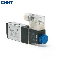 CHINT Pneumatic Valve Two Position Three Electromagnetism Valve Normally Open AC220V Reversing Valve Often Close DC24V 3 4 normally open solenoid valve water valve air valve 0955405 ac220v dc24v dc12