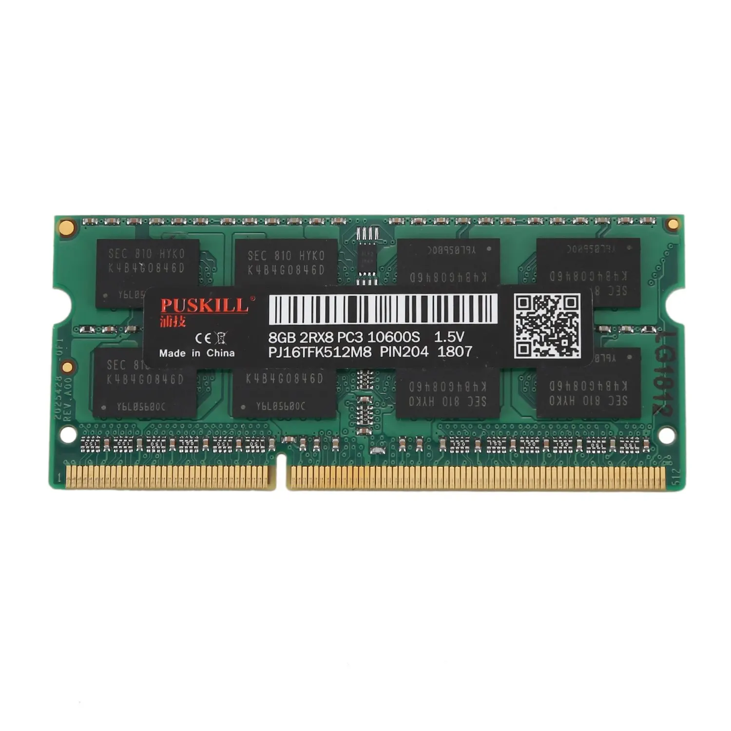 

PUSKILL DDR3 8G 1.5V 204Pin RAM Memory For Laptop
