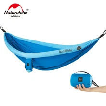 NatureHike портативный гамак Высокая Прочность Открытый путешествия Кемпинг кровать Сверхлегкий надувной гамак палатка