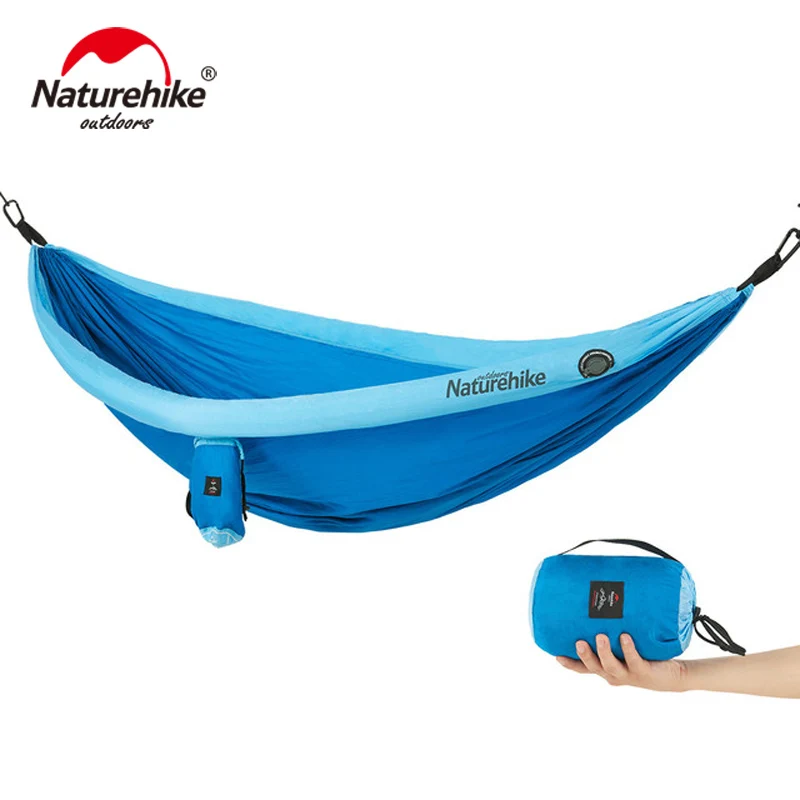 

NatureHike Portable Hammock High Strength Outdoor Travel Camping Bed Ultralight Inflatable Hammock Tent