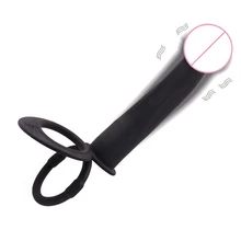 Anal Vibrator Double Penetration Strapon Dildo Vibrator Anal Beads Butt Plug G Spot Vibrator Intimate Adult Sex Toys For Couples
